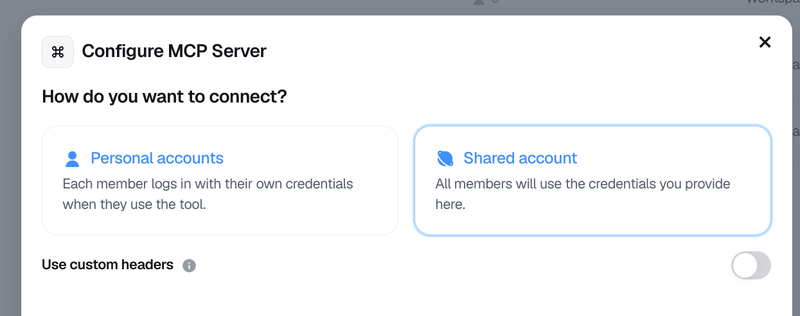 PeerPanda MCP Account Sharing in Dust